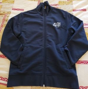 Black esprit pro tour full zip sweatshirt S